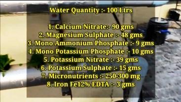 hydroponic nutrient solution recipe for leafy greens